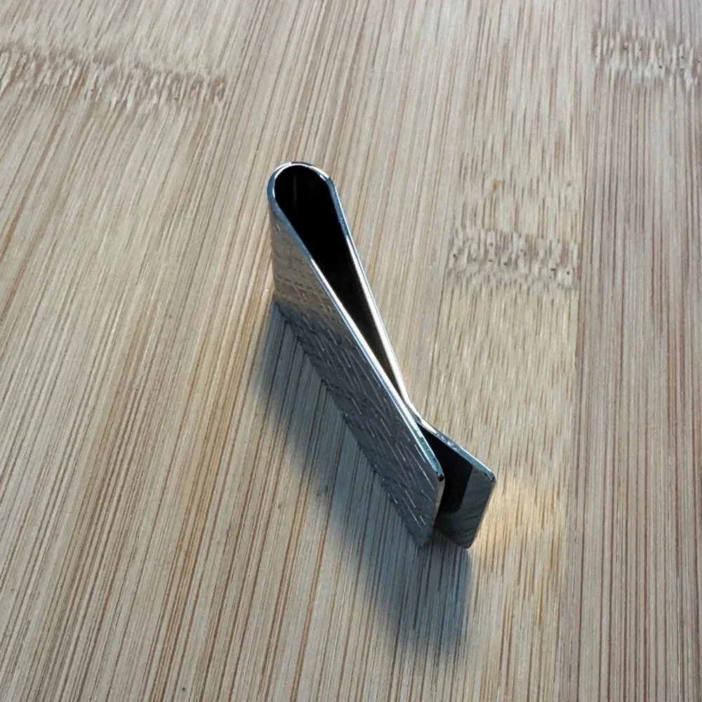 Cartier Authentic Silver Monogram Money Clip